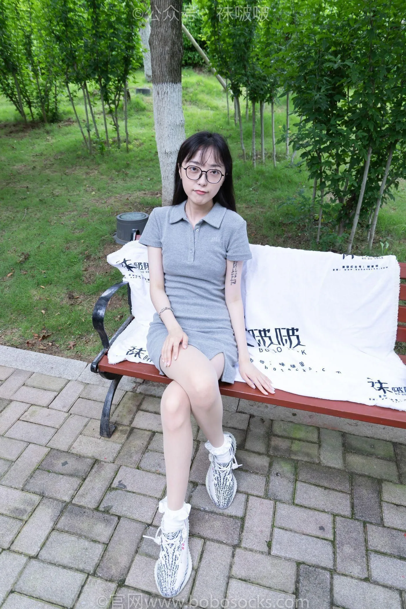 [BoBoSocks袜啵啵]NO.019 稚予-椰子、白棉袜、肉丝 [147P]插图